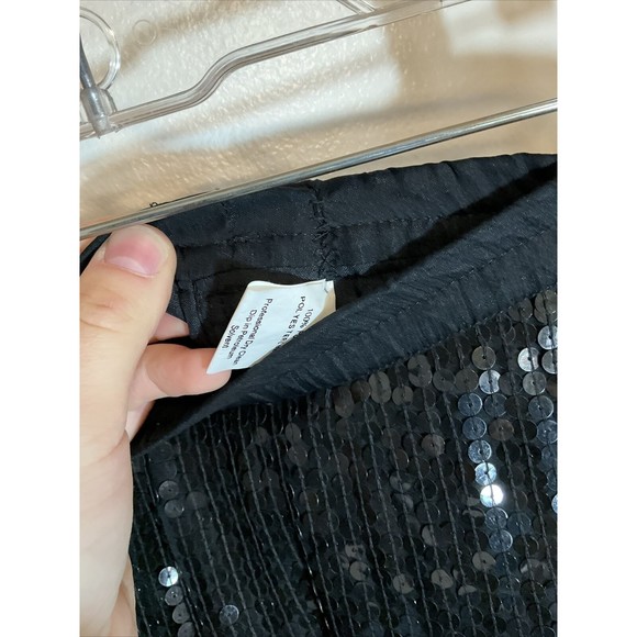 Stenay M Silk Sequin Black Blazer Skirt Combo Beaded Vintage Swinger Flapper - Picture 13 of 14